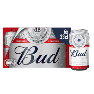 Bud Pilsener 6-Pack 6x33CL