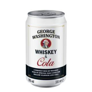 George Washington Whisky & Cola 33CL