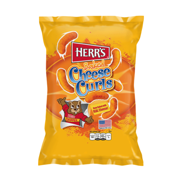 Herr's Baked Cheese Curls 198G