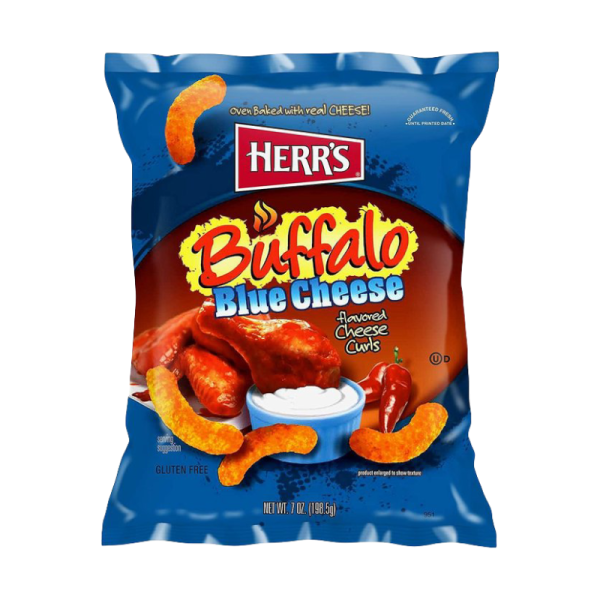Herr's Buffalo Blue Cheese Curls 198G
