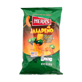Herr's Jalapeño Cheese Curls 198G
