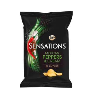 Lay's Sensations Mexican Peppers & Cream 150G