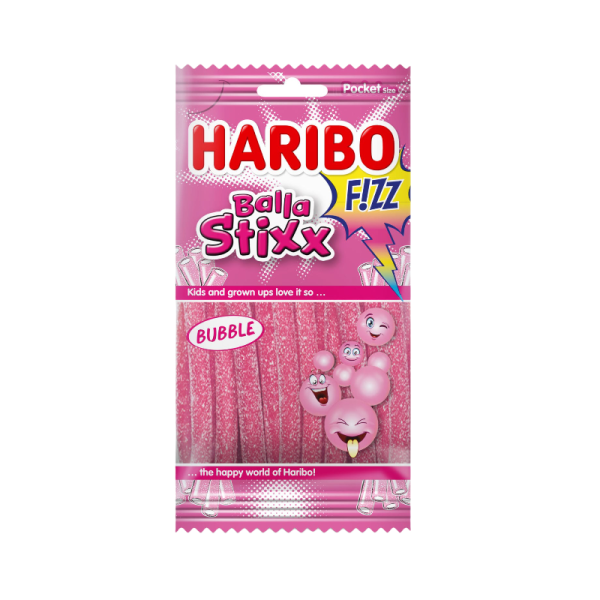Haribo Balla Stixx Bubble Fizz 90G