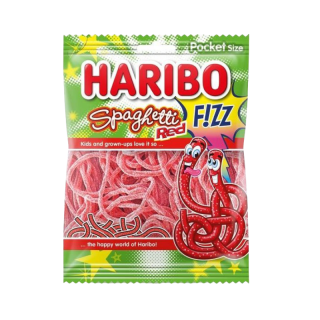 Haribo Spaghetti Red Fizz 70G