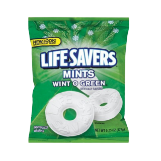 Life Savers Mints Wint O Green 177G