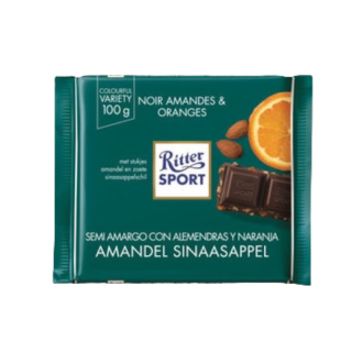 Ritter Sport Donker Amandel en Sinaasappel 100G