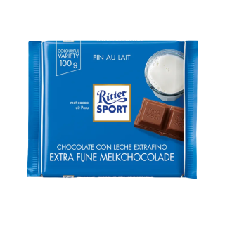 Ritter Sport Extra Fijne Melkchocolade 100G