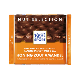 Ritter Sport Honing Gezouten Amandel 100G