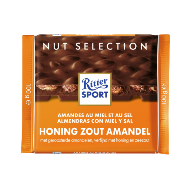 Ritter Sport Honing Gezouten Amandel 100G