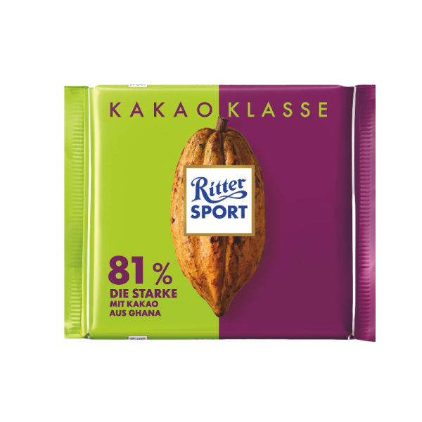 Ritter Sport Kakao Klasse 81% 100G