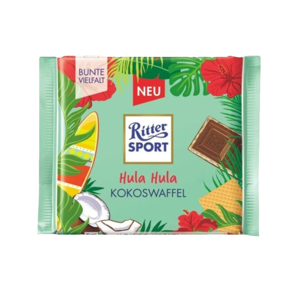 Ritter Sport Hula Hula Kokoswafel 100G