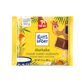 Ritter Sport Marhaba Yoghurt Honing Hazelnoot 100G
