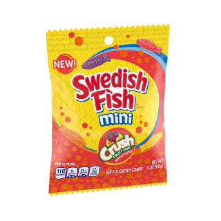 Swedish Fish Mini Crush Fruit Mix 141G