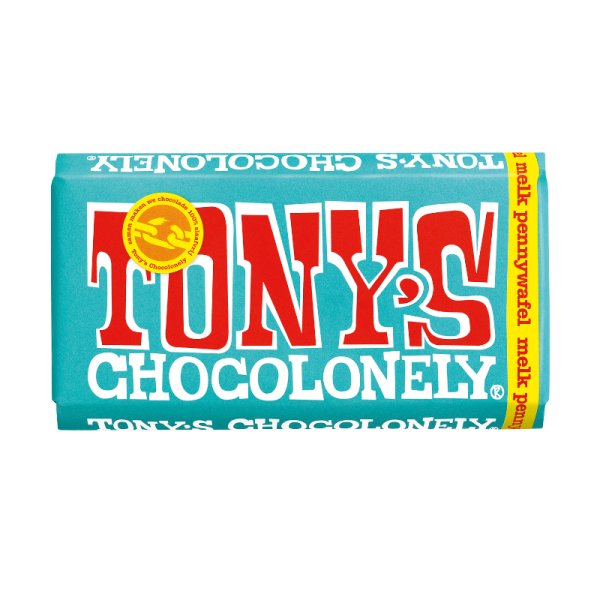 Tony's Chocolonely Pennywafel Melk 180G