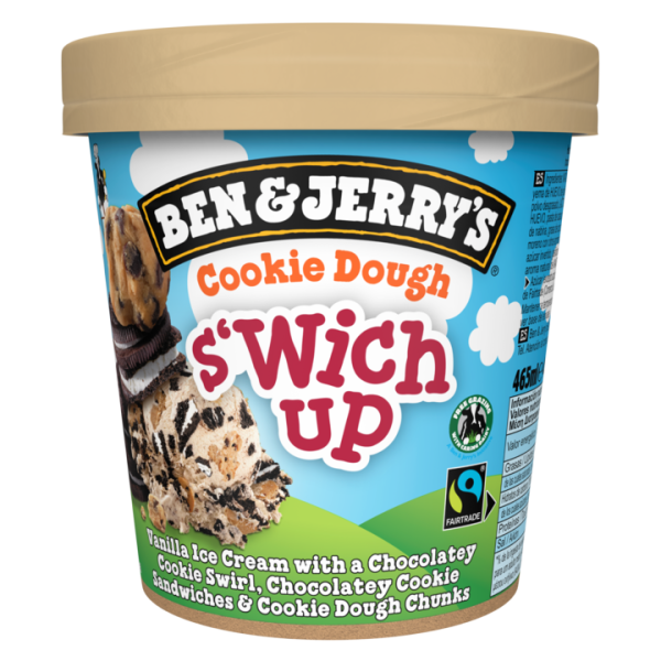 Ben & Jerry's Cookie Dough S'Wich Up 465ML