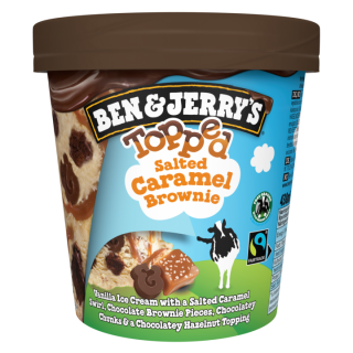 Ben & Jerry's Topped Salted Caramel Brownie 465ML