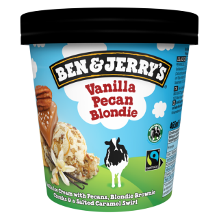 Ben & Jerry's Vanilla Pecan Blondie 465ML