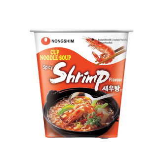 Nongshim Spicy Shrimp Instant Noodles 75G