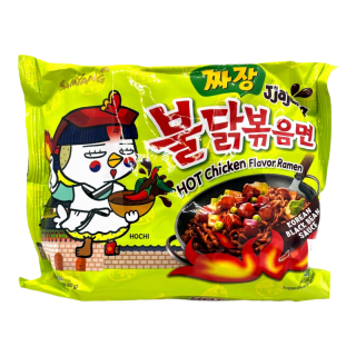 Samyang Hot Chicken Ramen Jjajang (groen) 140G