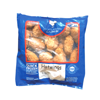 Exportslachterij Clazing Halal Hotwings 1KG