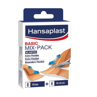 Hansaplast Basic Mix-Pack Pleisters 12x
