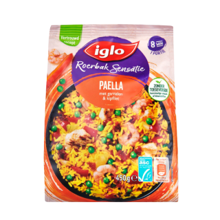 Iglo Roerbak Sensatie Paella 450G