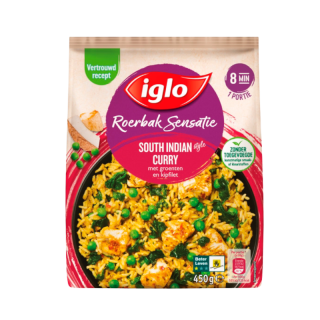 Iglo Roerbak Sensatie South Indian Curry 450G