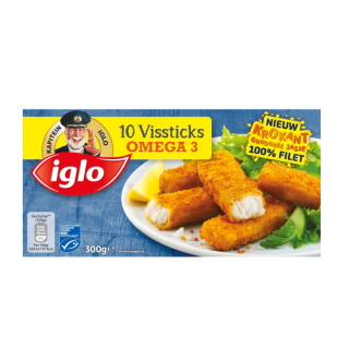 Kapitein Iglo Vissticks 300G
