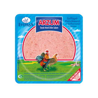 Arzum Halal Kalkoenvleesworst met Rundvlees 200G