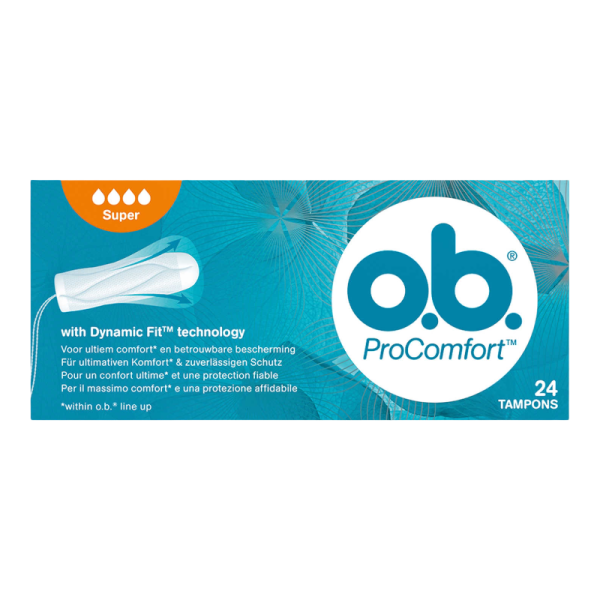 O.B. ProComfort Super Tampons